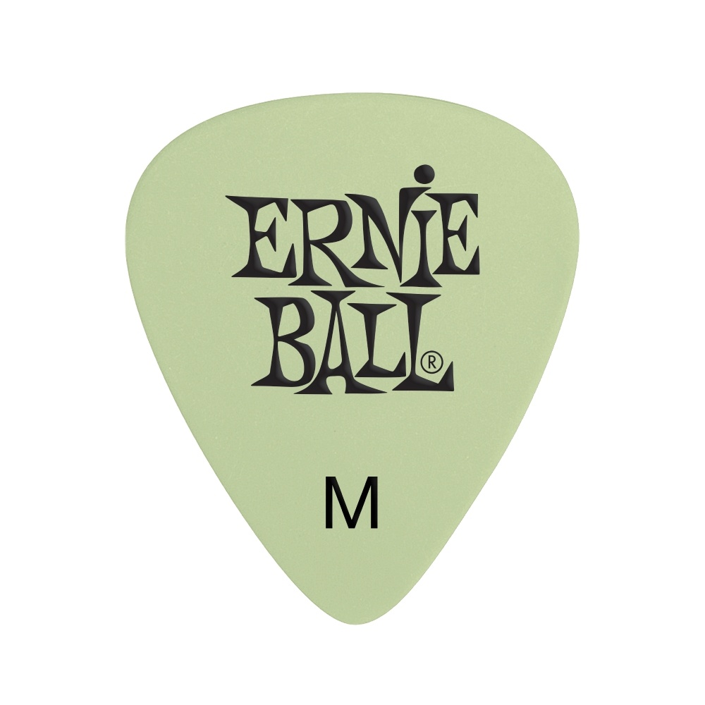 ERNIE BALL P09225 GLOW/DRK Medium Pena (12 Adet )